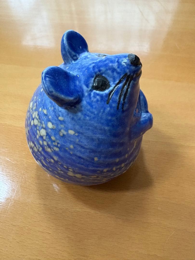 リサラーソン 3匹のねずみ　高島屋　150個限定カラー　ブルー　青