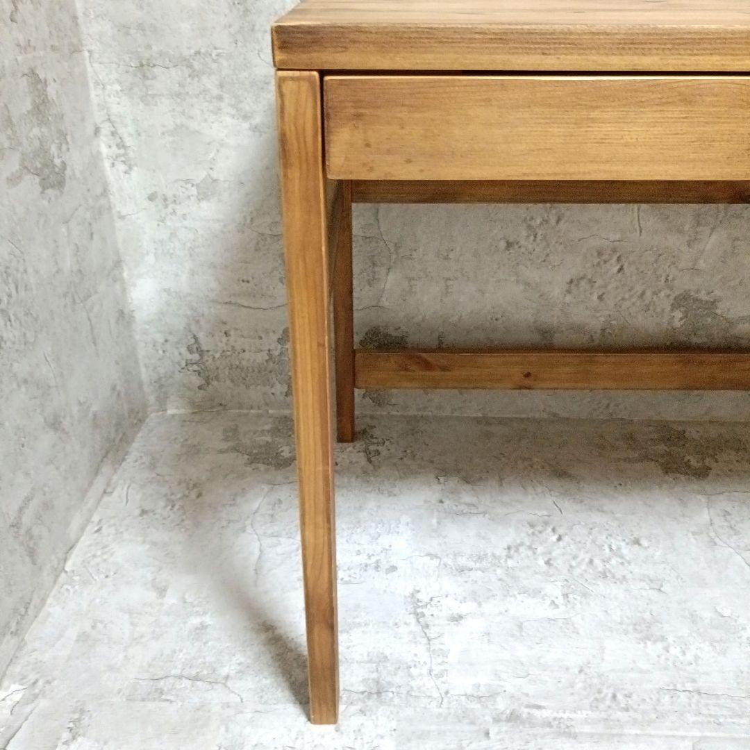 希少品　無印良品　パイン材デスク　机　引き出し