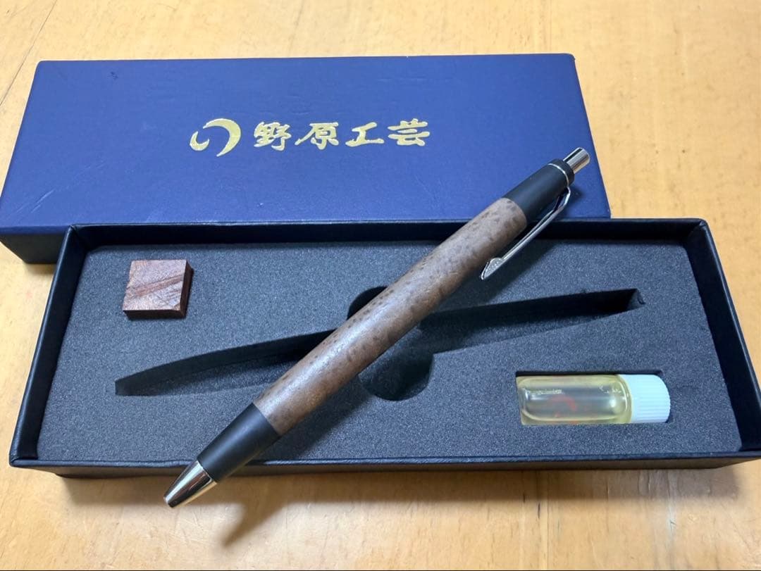 最終値下)野原工芸　スタンダードボールペン　限定樹種セコイア瘤