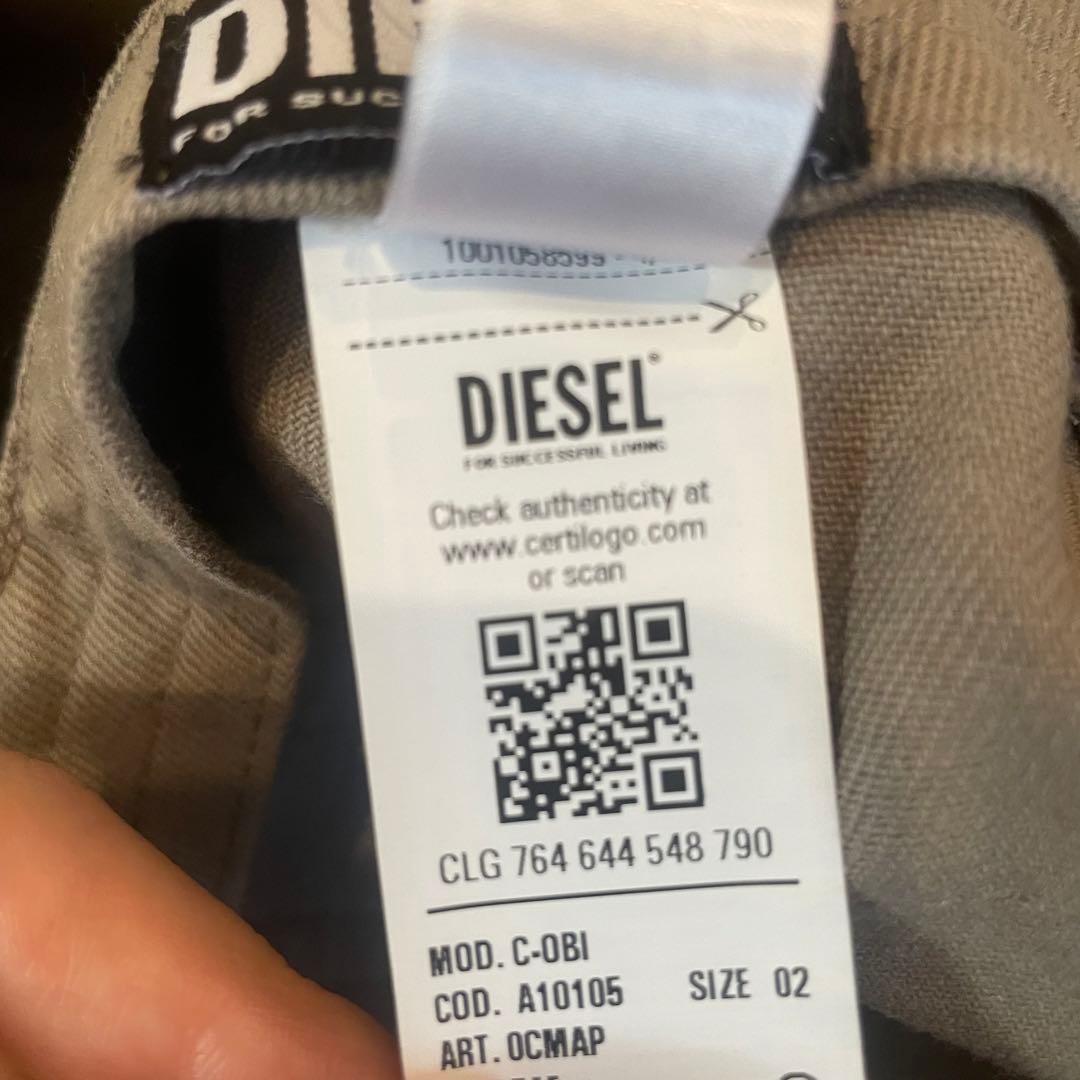 KO2321□DIESEL C-Obi キャップ ロゴボア MIX 美品