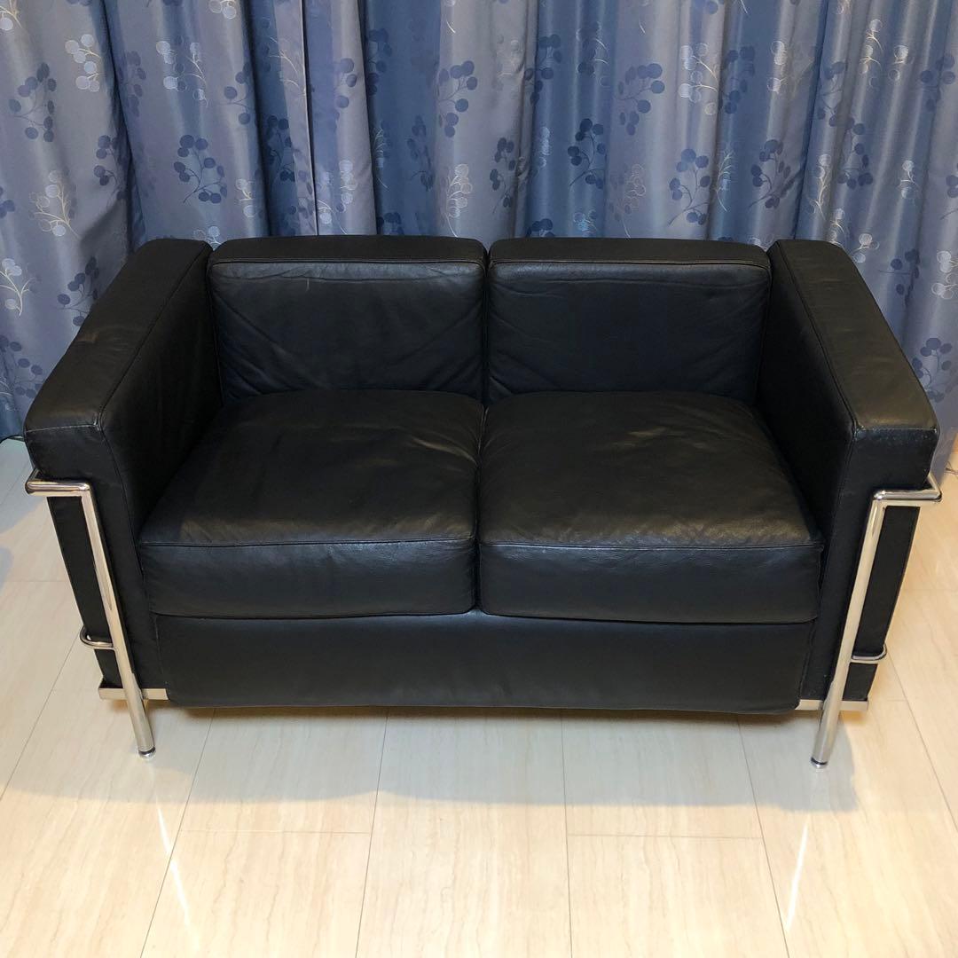 ル・コルビュジエ　LC2 ソファ 2人掛け