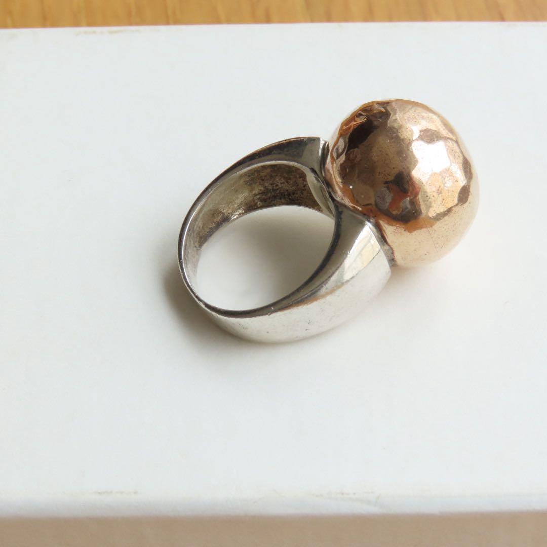 フォリフォリ　925 刻印　シルバー　リング　11号　ボール　指輪