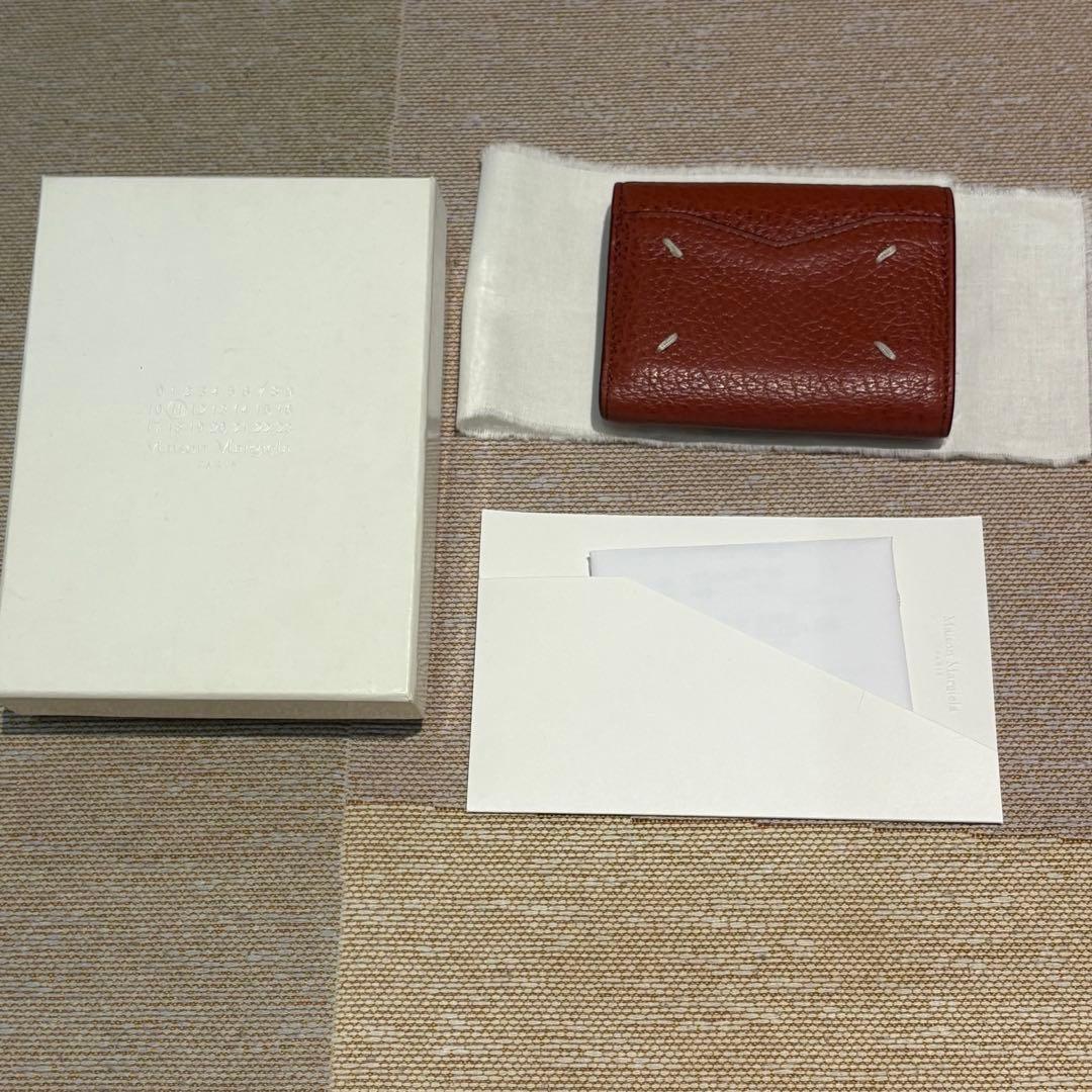 マルジェラ エンベロープ スリーフォールド 4ステッチ 三つ折り 財布