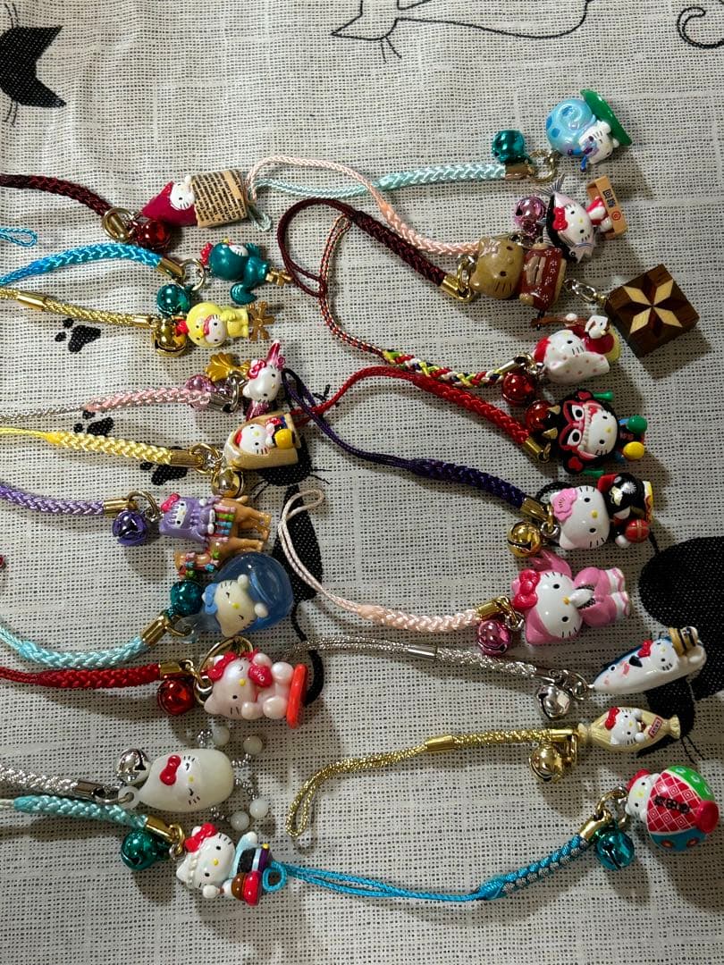 ご当地限定キティ根付け20個