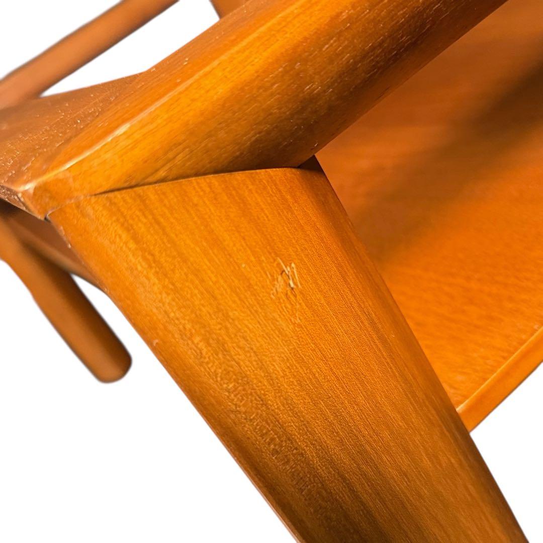 HR744 【希少デザイン】karimoku ガラストップテーブル　TU3287