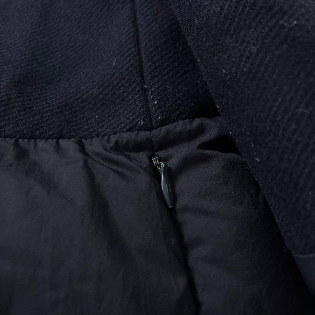 HERNO ヘルノ　切替　ダウン　コート　40 ロング丈　黒　2way