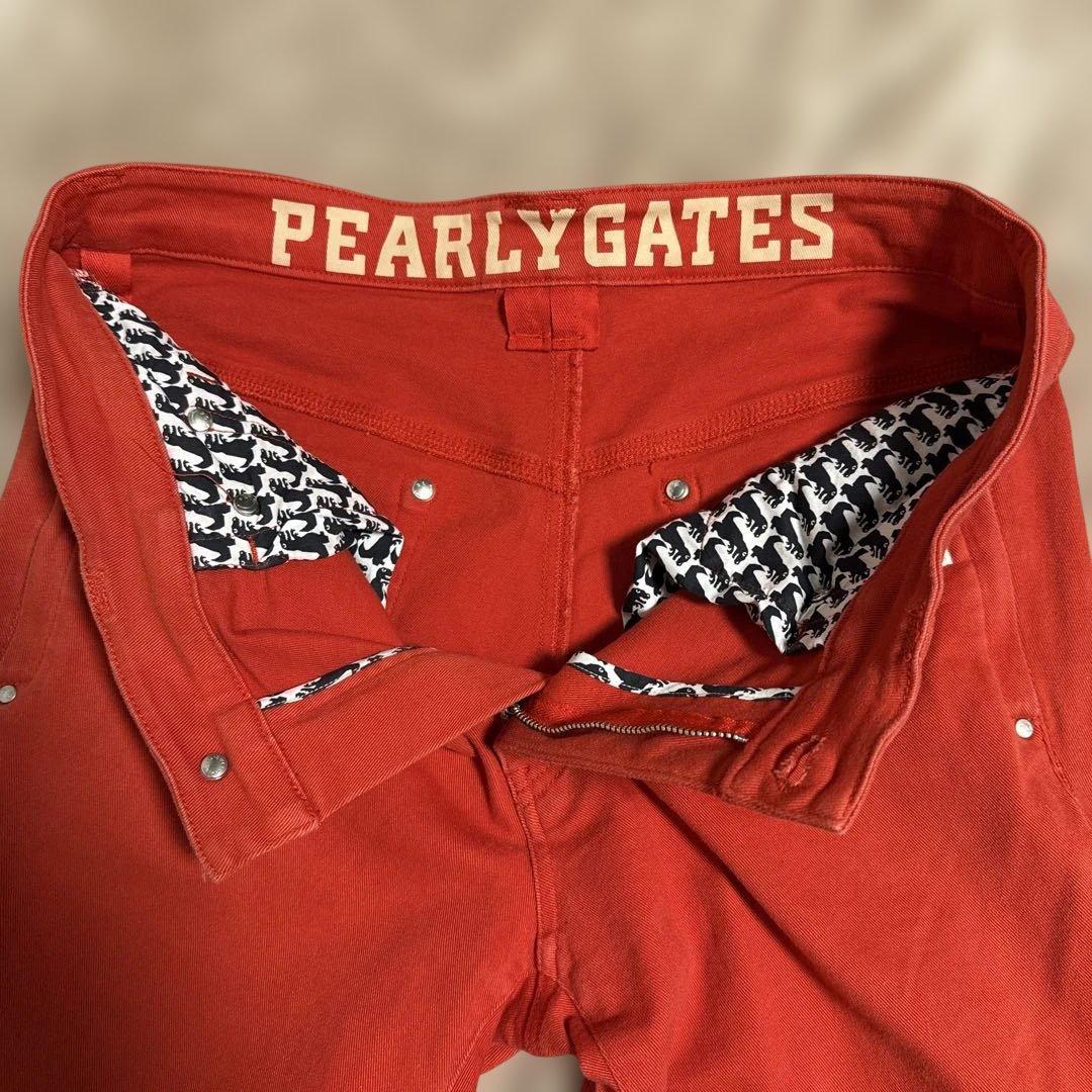 PEARY GATES ストレッチ ゴルフパンツ サイズ4 レッド オレンジ