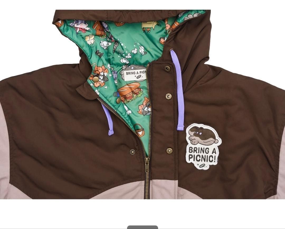 Bring a picnic パルデアドオー ポケモンリバーシブルアウター 新品