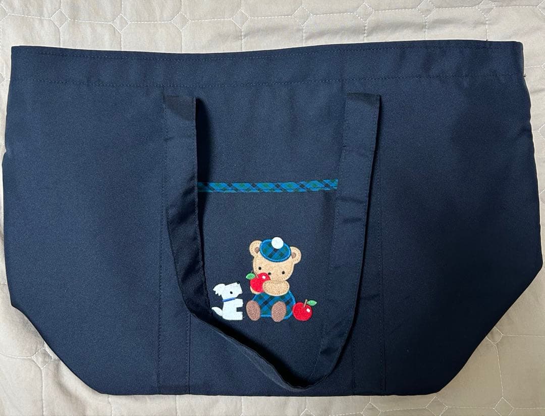 familiar ファミリア　マザーズバッグ　ネイビー