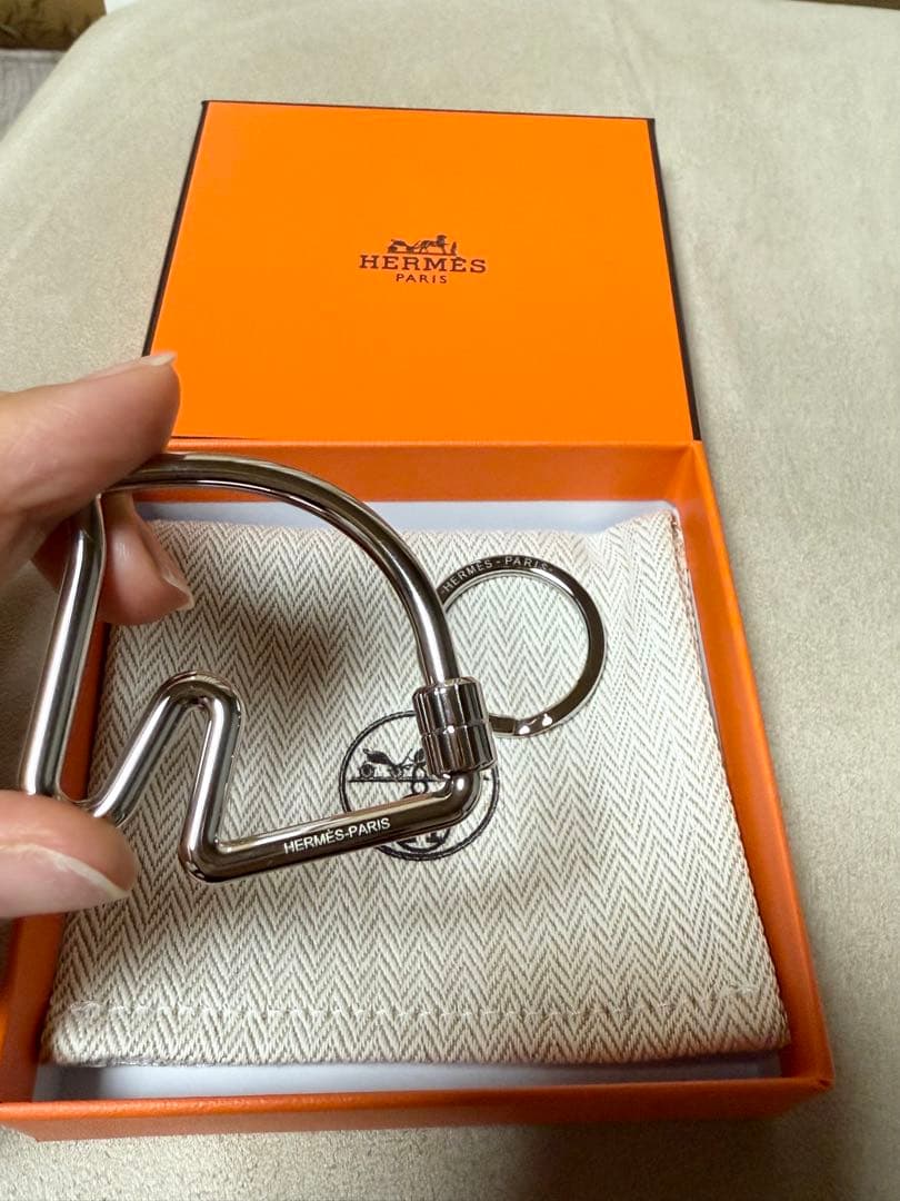 最終お値下げ中【新品未使用】 HERMES シュヴァル キーホルダー