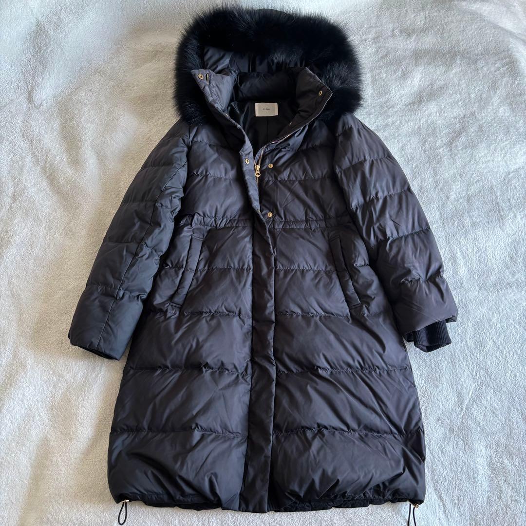 ✨️美品✨️ IENA イエナ ファー ダウンコート ブラック Mサイズ 黒