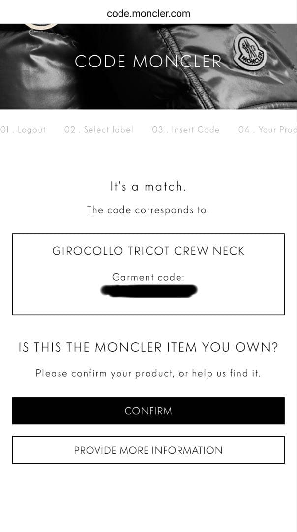 【新品タグ付き】モンクレール GIROCOLLO TRICOT ニットセーター