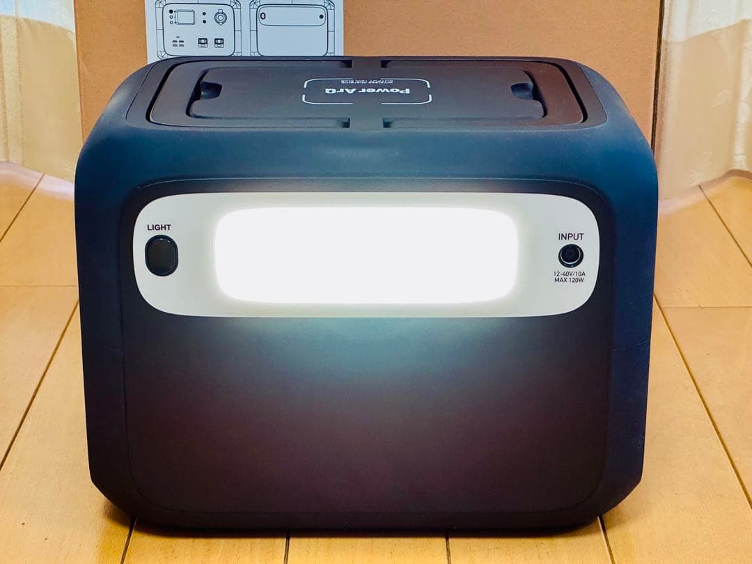 PowerArQ 2 ポータブル電源 JET BLACK (専用ケース付き)