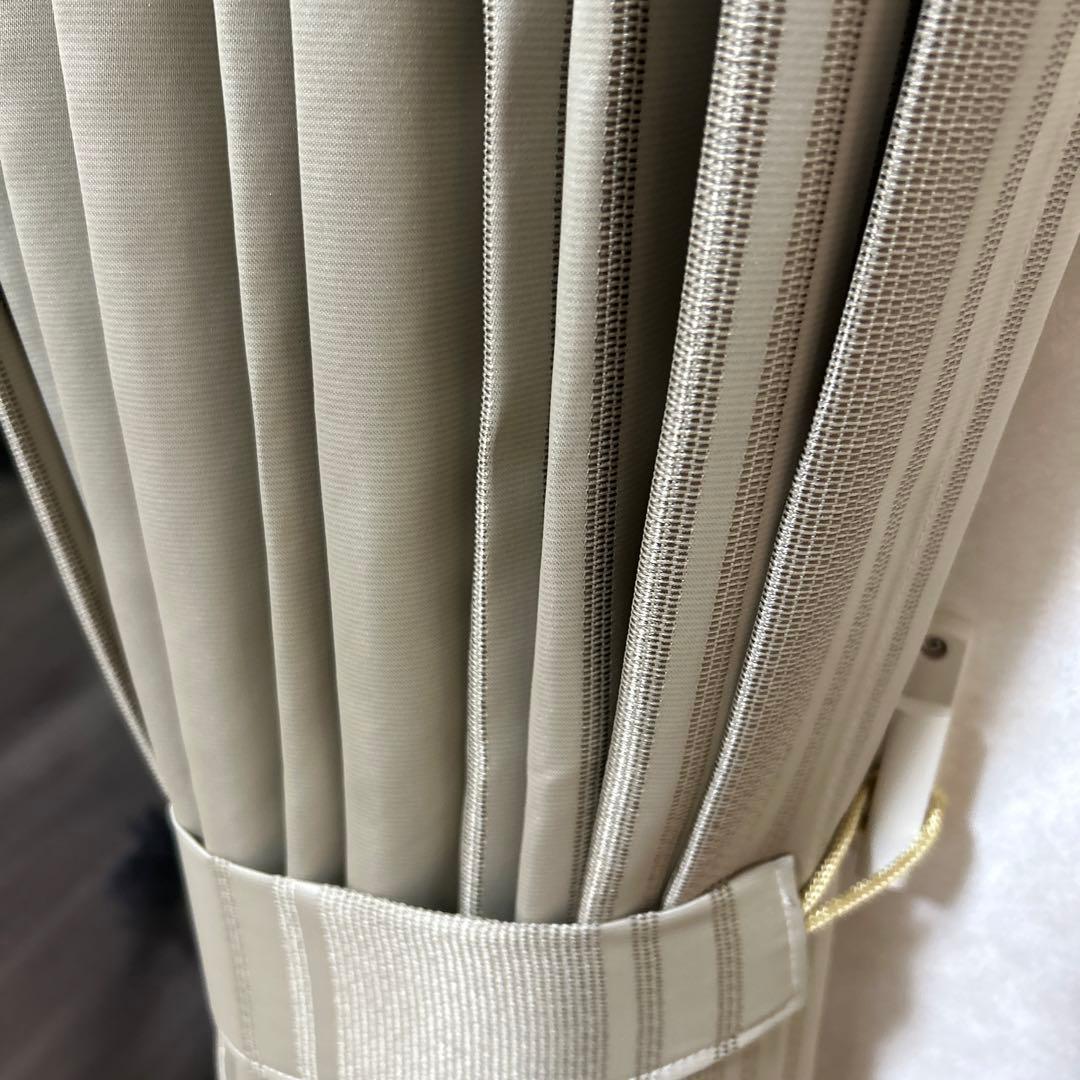 オーダーカーテン　2枚セット　ドレープ厚地　新品未使用