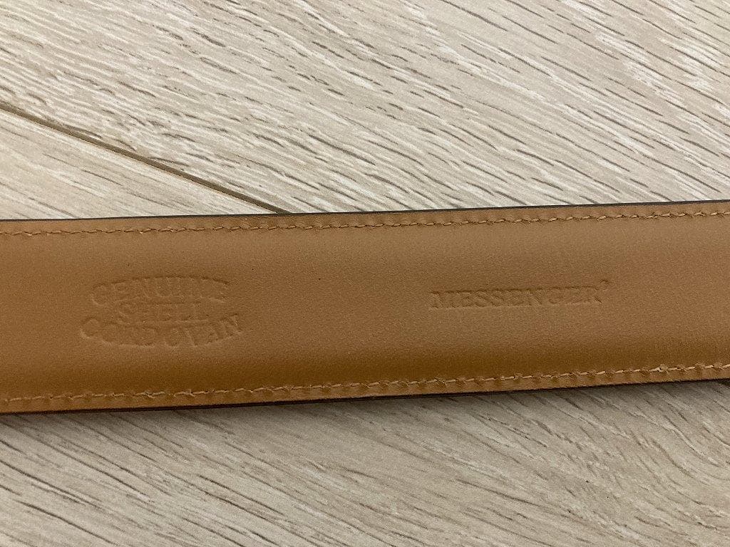 GENUINE SHELL CORDOVAN コードバンベルト/ダークブラウン
