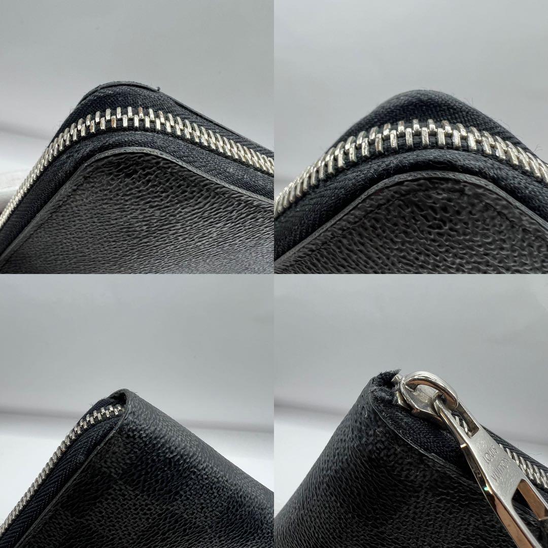 【極美品】ルイヴィトン 長財布 ラウンドファスナー ダミエグラフィット