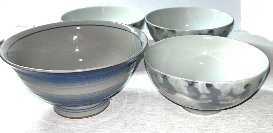 伸山お茶碗 1個&創窯お茶碗 3個セット