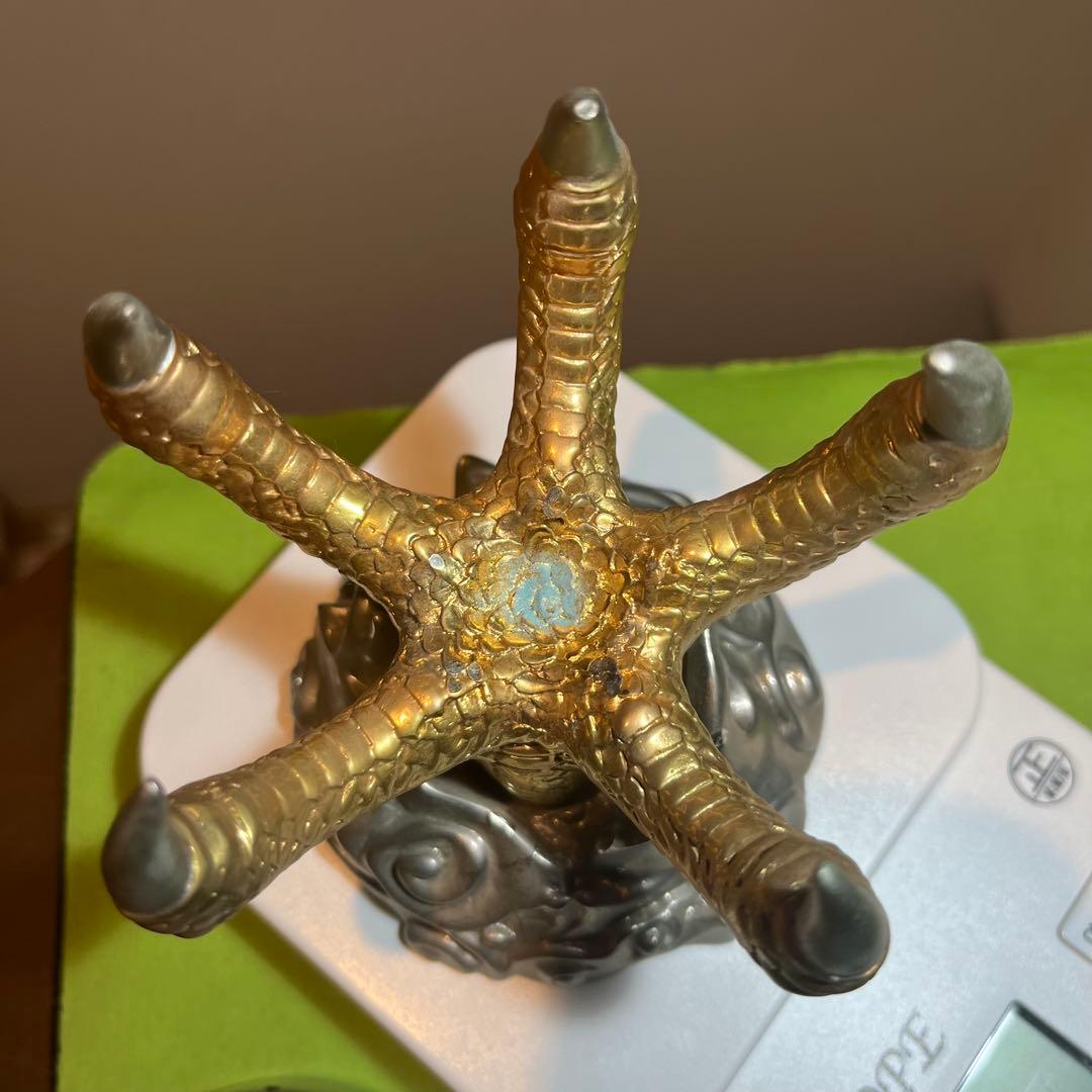 特大フローライト　竜爪台座　置物　蛍石　パワーストーン