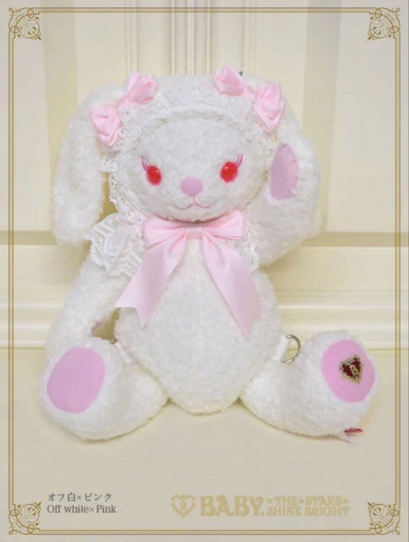 うさくみゃ リュック ミニ 白 ピンク BABY ロリィタ