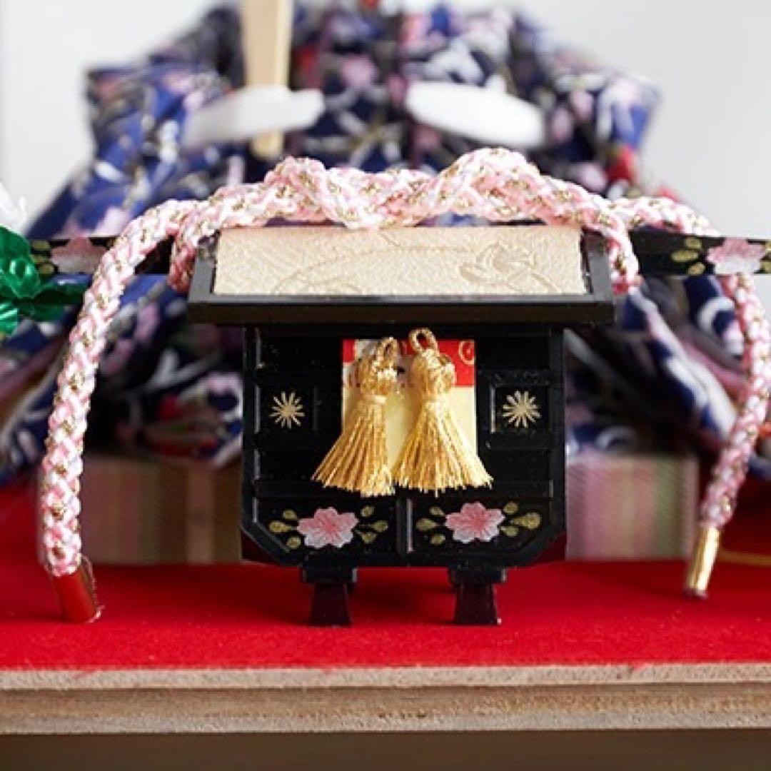 ひな人形 雛人形 新品 コンパクト 日本製 ケース飾り ひなまつり TKN09