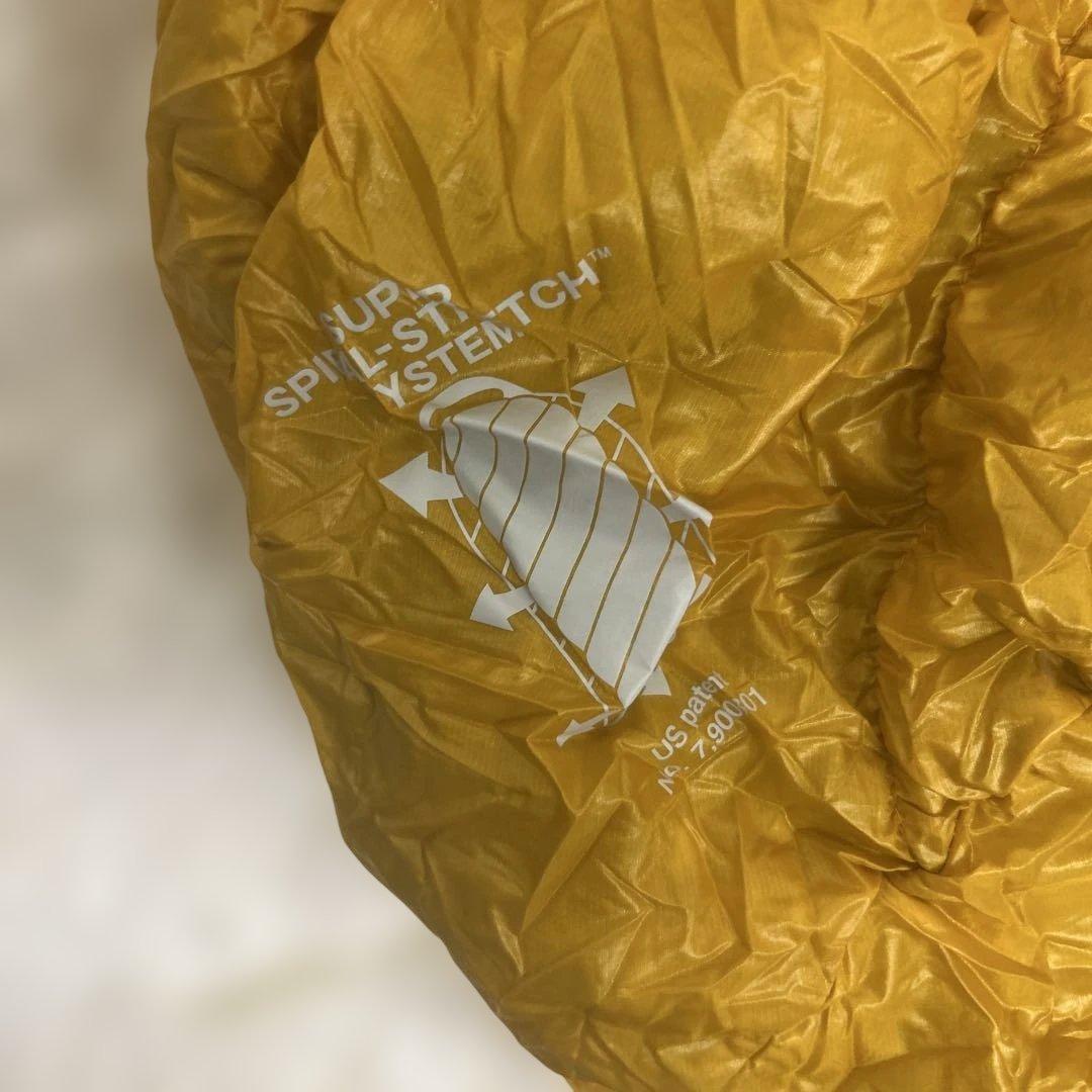 美品　モンベル　ダウンハガー800 #2 寝袋シュラフ　イエロー　R/ZIP