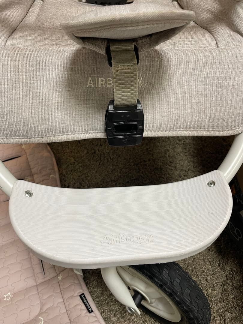 ①エアバギー マキシコシセット ベージュ ①と②を両方ご購入下さい！