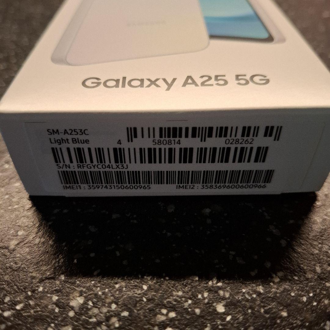 スマートフォン本体 Samsung Galaxy A25 5G Light Blue