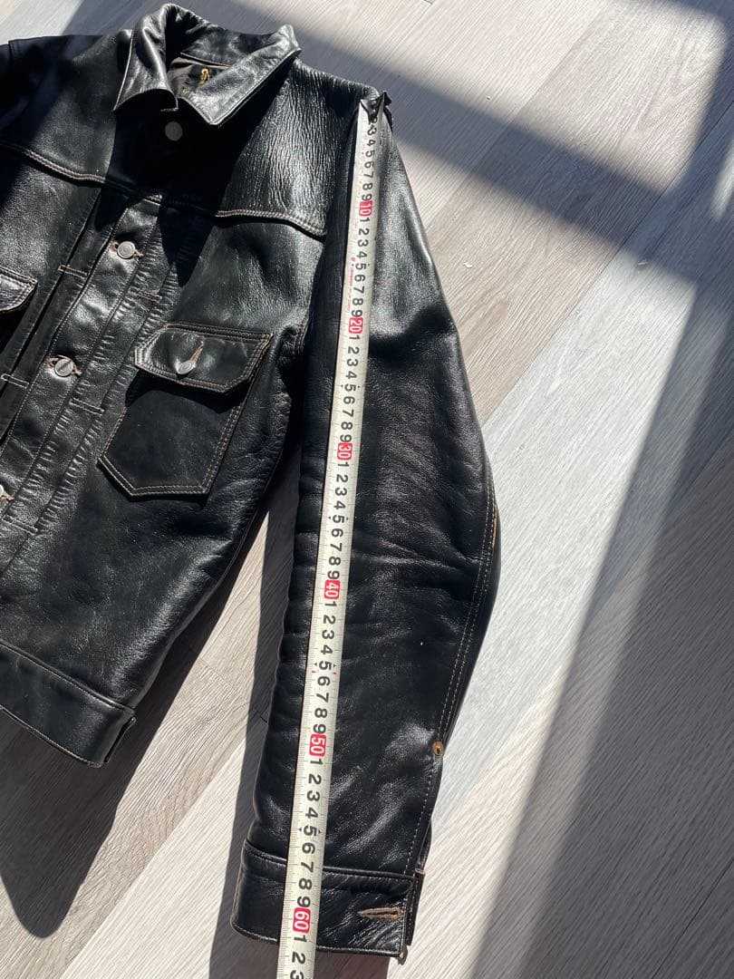 サイズ42 オール馬革　茶芯　ファインクリークレザー　バージニアビーチ