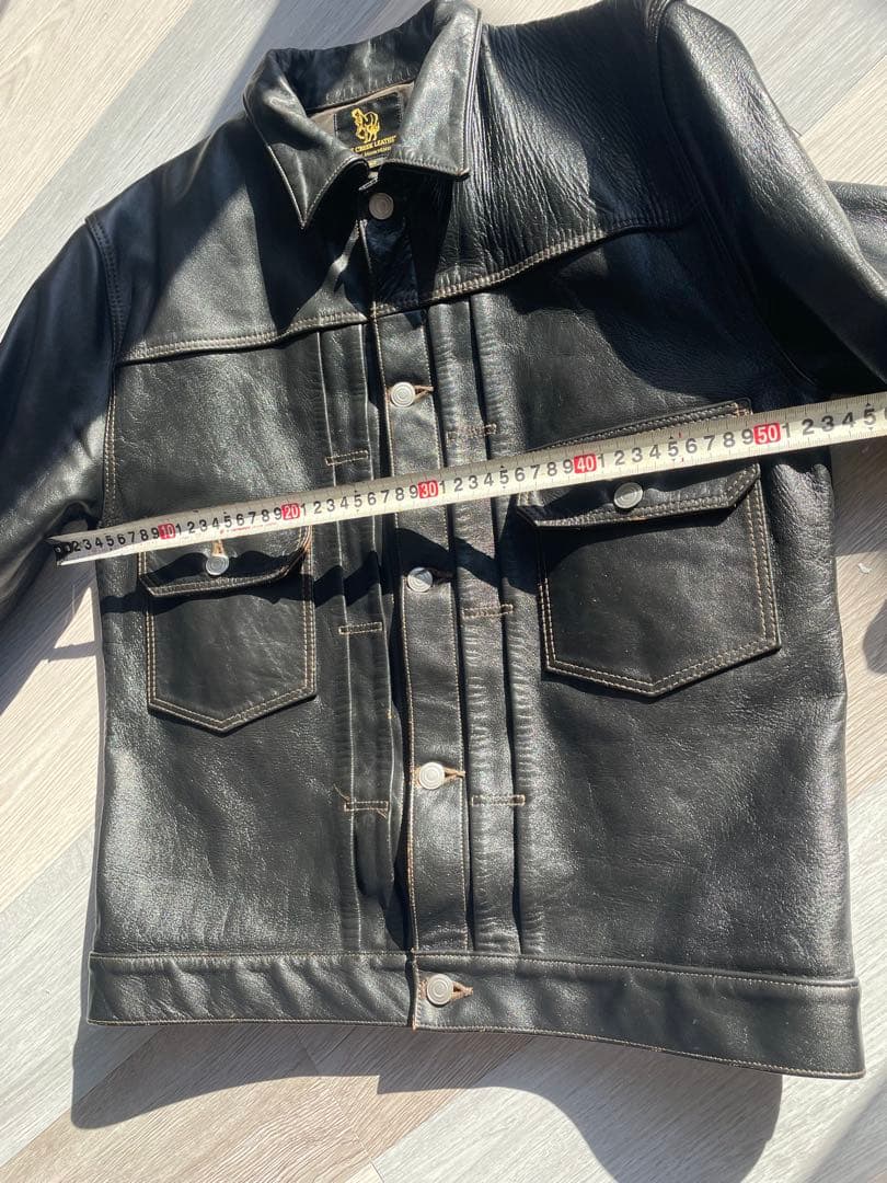 サイズ42 オール馬革　茶芯　ファインクリークレザー　バージニアビーチ