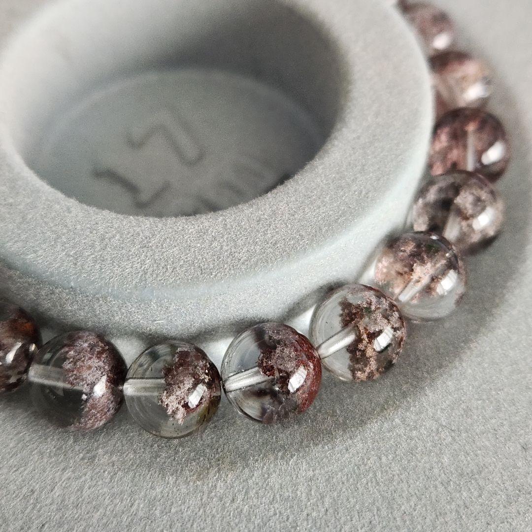 SA ピンク 庭園水晶 ブレスレット ガーデン クォーツ 卒業グレード 58a