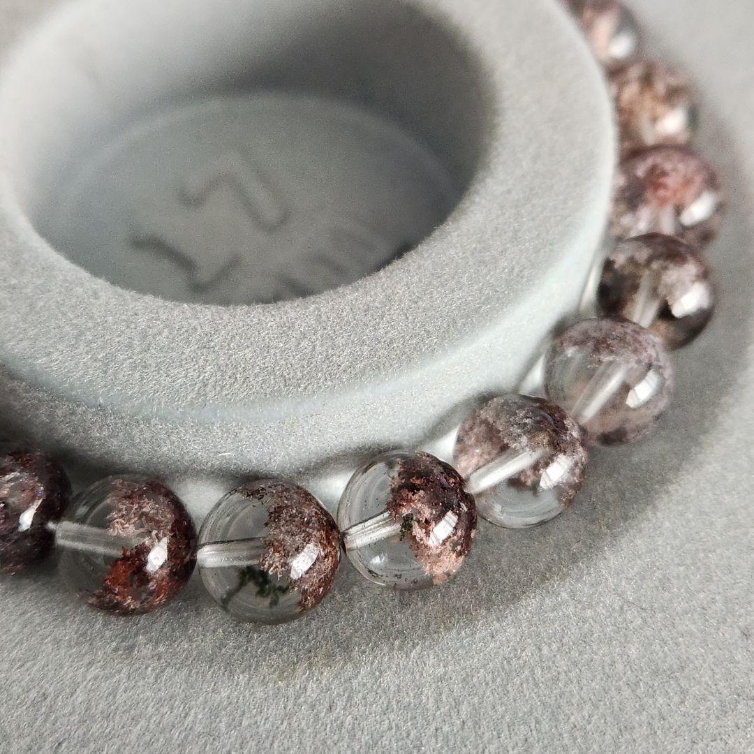 SA ピンク 庭園水晶 ブレスレット ガーデン クォーツ 卒業グレード 58a