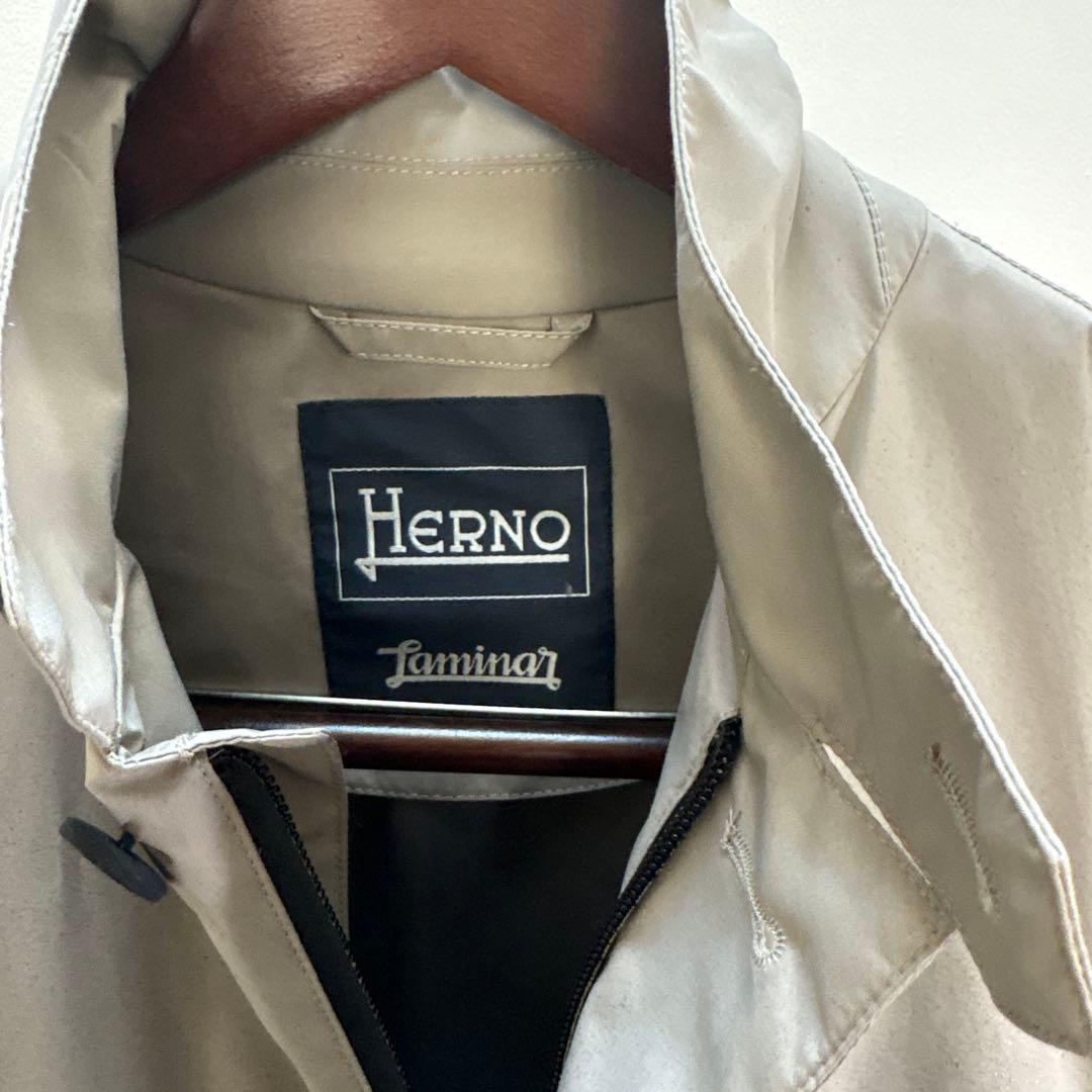 Herno Laminar ステンカラーコート グレー　44