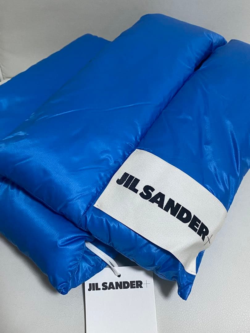 正規 JIL SANDER + Down Scarf Blue