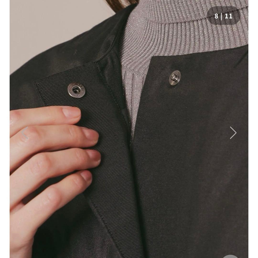 美品★定価11万 マッキントッシュ ブライトクロスシンダウンコート 38 黒