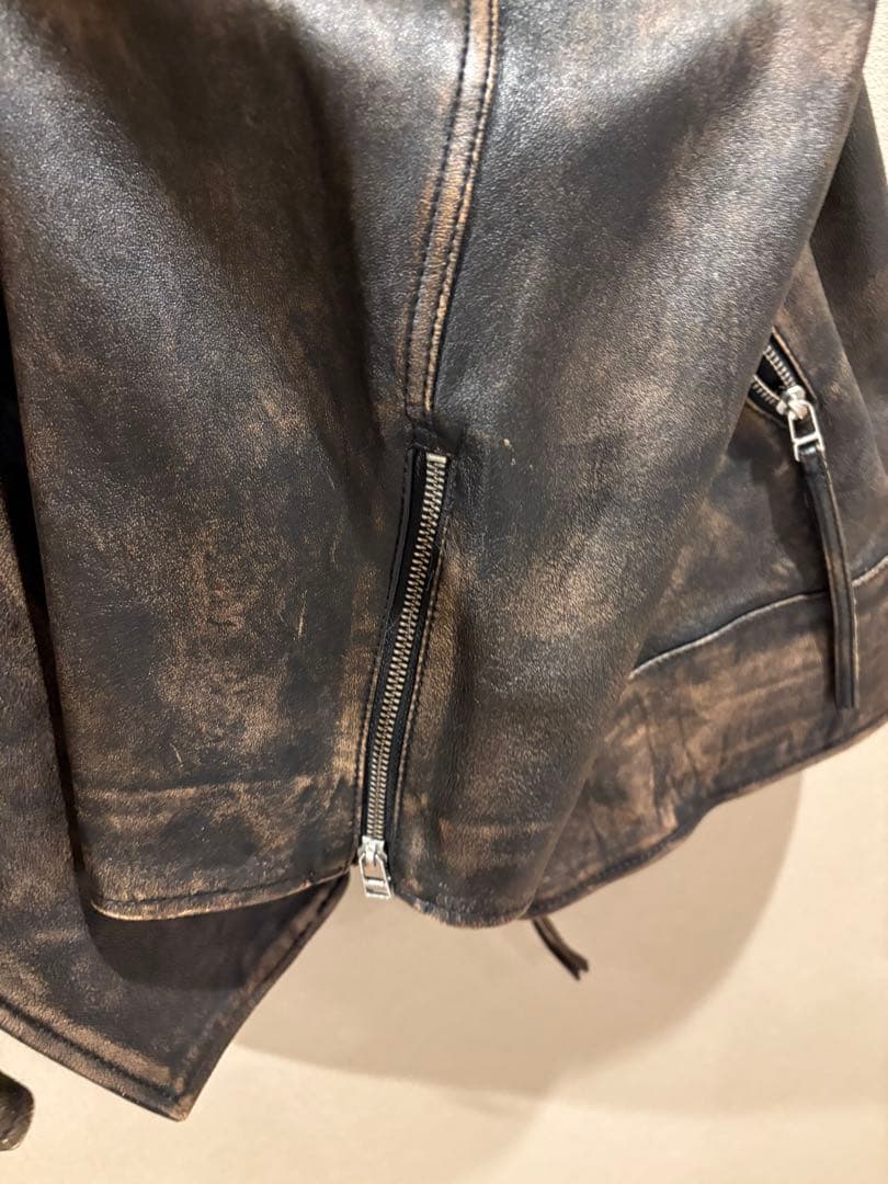 MAISON SPECIAL ダブルライダースジャケット　38