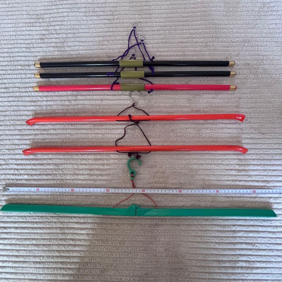 折りたたみ式ハンガー8本セット　伸縮