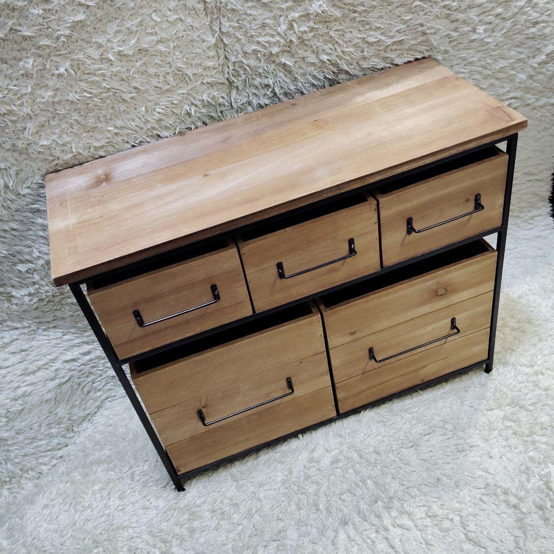 【完売品】サリュ salut! アイアンウッド5ドロワー マルチラックWEB限定