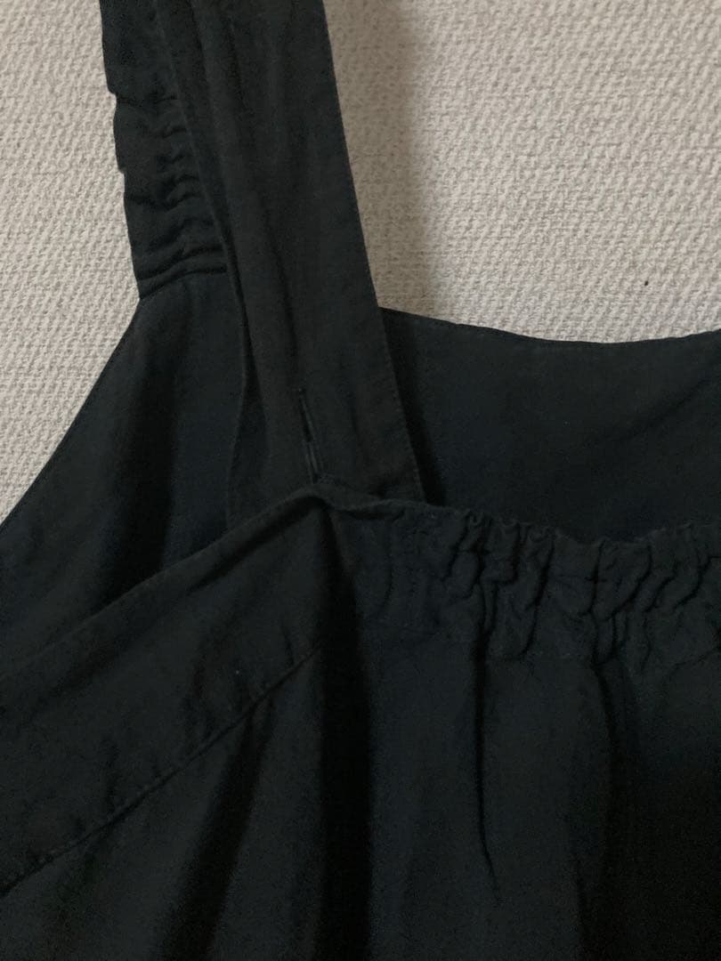 ネストローブコットンリネンフリルストラップパンツ