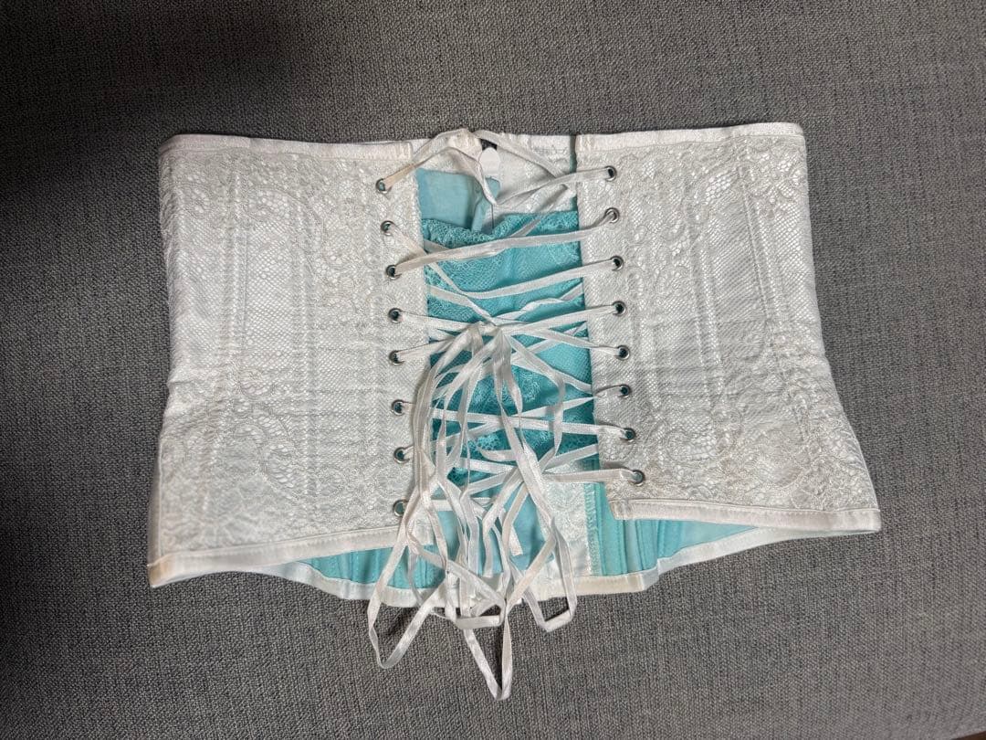 コルセットミスグレース ブルー S ランドリーネットつき