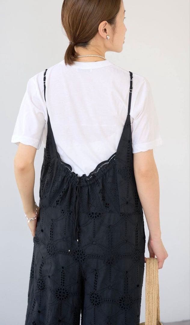 IENAレースオールインワン38ブラック