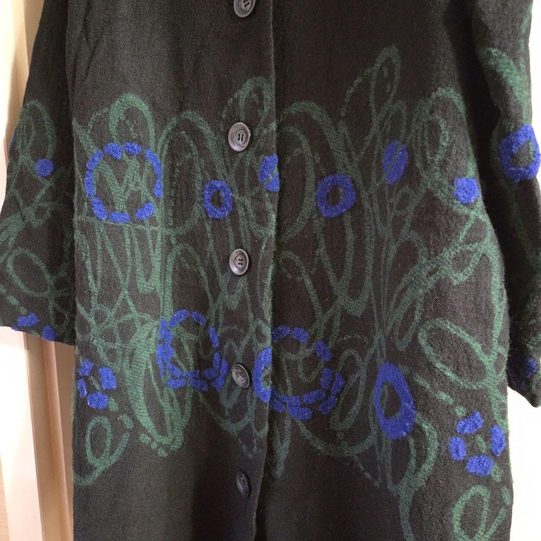 【まなみんさん専用】花柄刺繍ロングコート