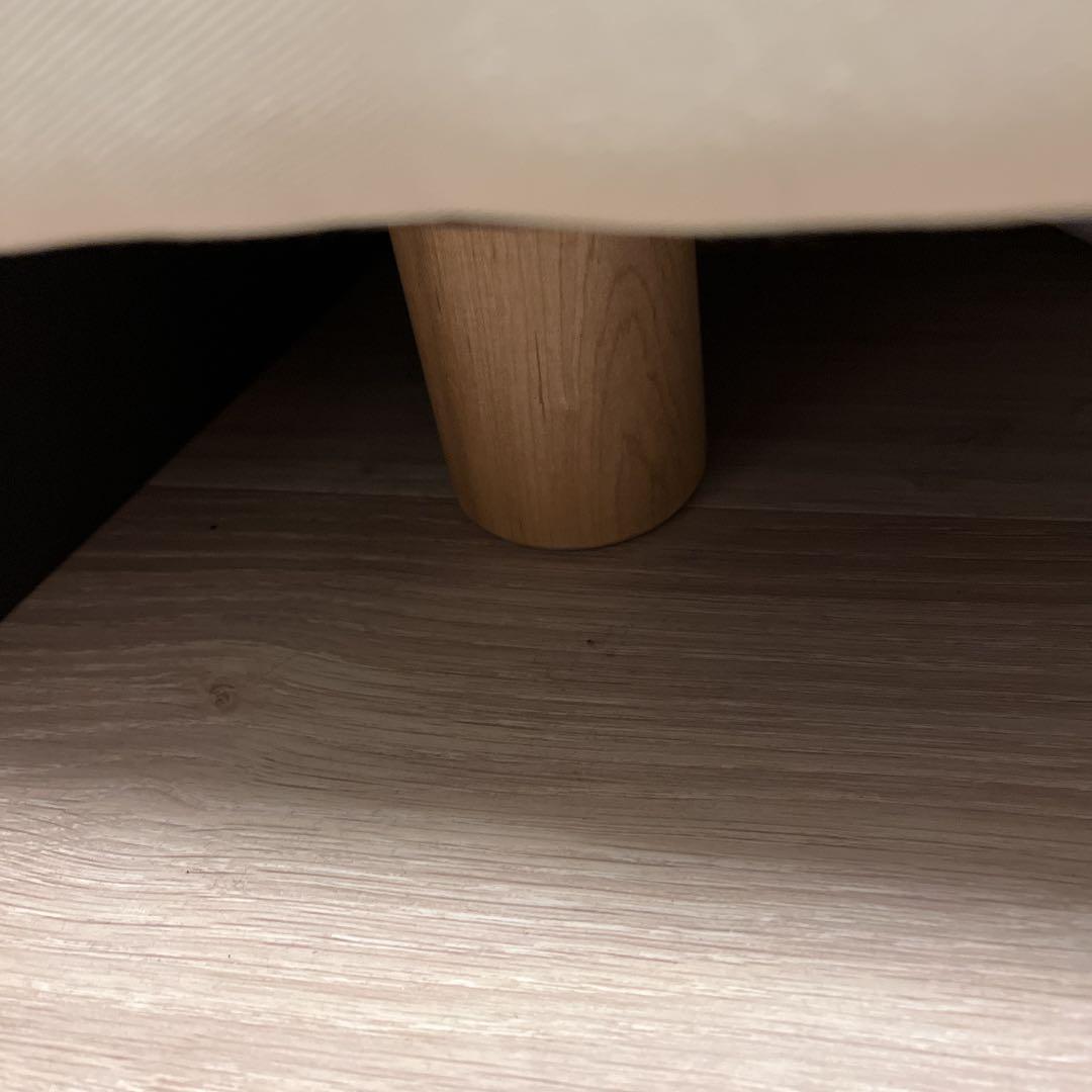 脚付きマットレス　セミシングル