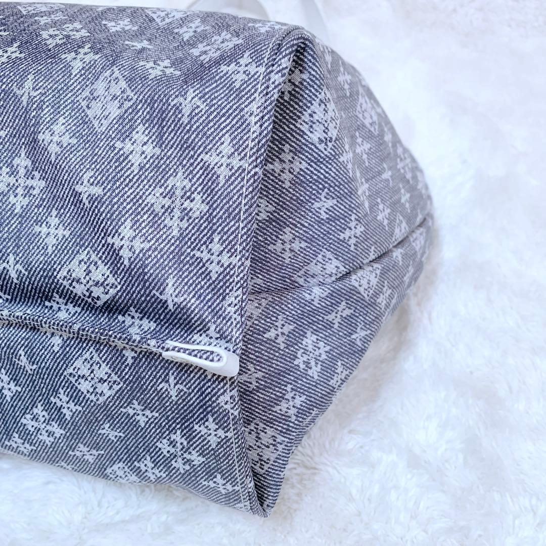 【うめちゃん】ほぼ未使用♪ russet デニムプリント トートバッグ