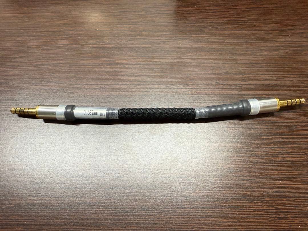 「レア物」DUELUND純銀ミニミニケーブル　4.4-4.4