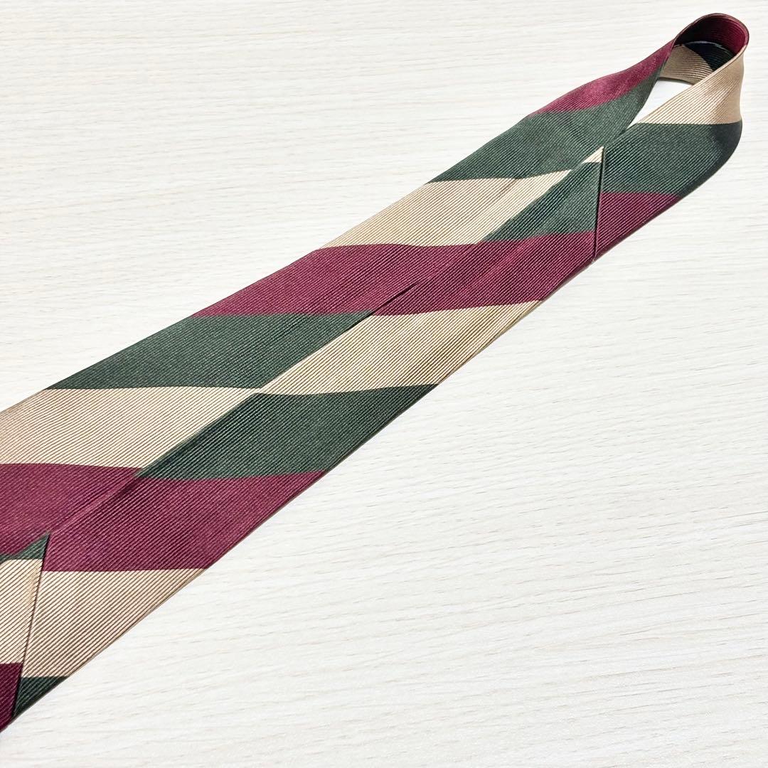 Atto Vannucci アットヴァンヌッチ セッテピエゲ ストライプネクタイ