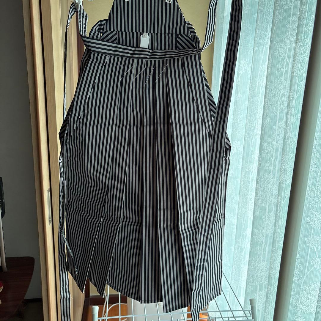 週末限定子ども袴　3歳　七五三　753 ストライプ 着物セット 正絹　新品　下駄