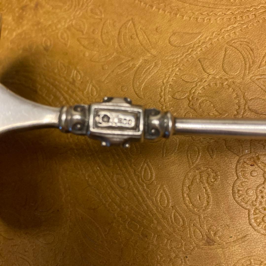 【純銀/約68.5g】ドイツ ソースレードル/19cm【マスカロン】