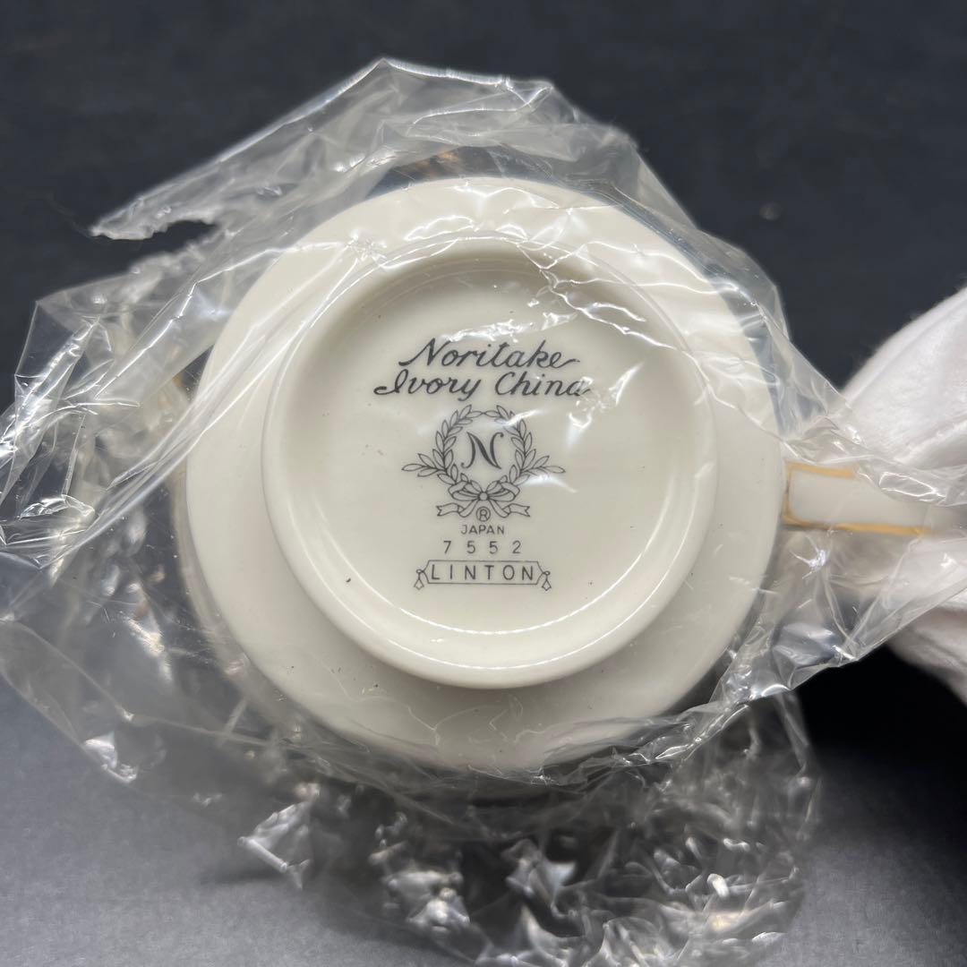 ⭐新品 未使用品⭐古いNoritake 希少アイボリーチャイナ 6客セット