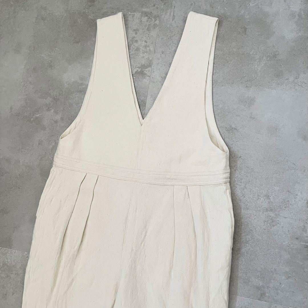 nest Robe UpcycleLino ウール混デニム サロペット