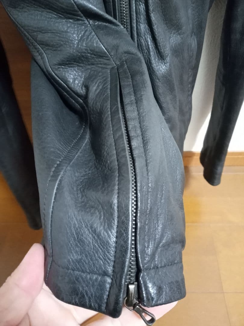 アタッチメントシングルライダースジャケット